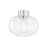 Mitzi Harlow 1 Light Flush Mount, Polished Nickel/Clear Seeded - H403501-PN