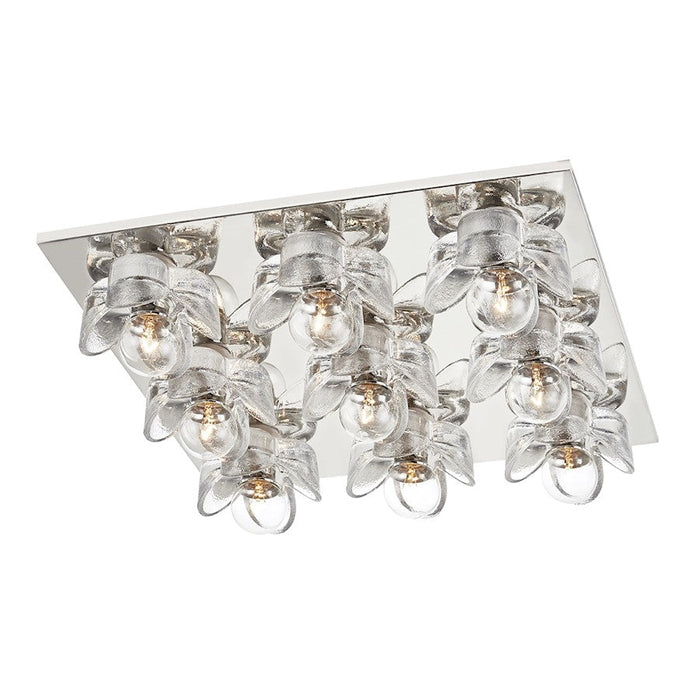 Mitzi Shea 9 Light Flush Mount, Polished Nickel - H410509-PN