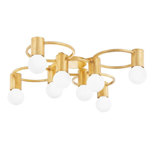 Mitzi Hope 8 Light Semi Flush, Gold Leaf - H413608-GL