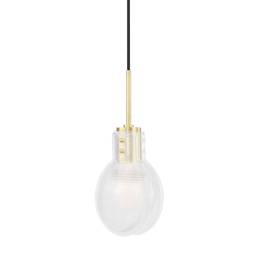 Mitzi Jenna 1 Light Pendant, Aged Brass - H417701-AGB