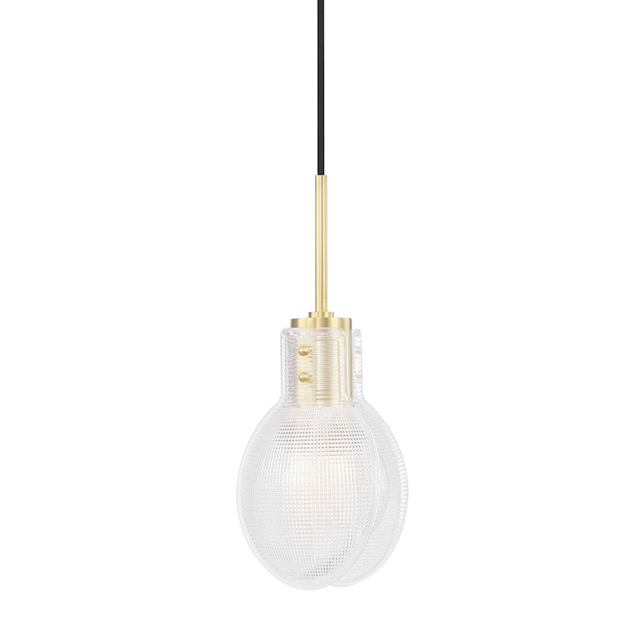 Mitzi Jenna 1 Light Pendant, Aged Brass - H417701-AGB