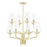 Mitzi Kayla 8 Light Chandelier, Aged Brass - H420808-AGB