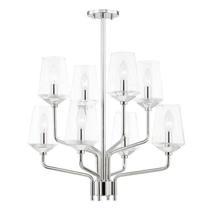 Mitzi Kayla 8 Light Chandelier, Polished Nickel - H420808-PN