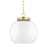 Mitzi Sasha 1 Light LED 15" Pendant, Aged Brass - H457701L-AGB