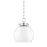 Mitzi Sasha 1 Light LED 10" Pendant, Polished Nickel - H457701S-PN