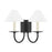 Mitzi Lenore 2 Light Wall Sconce, Soft Black - H464102-SBK