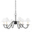 Mitzi Lenore 6 Light Chandelier, Soft Black - H464806-SBK