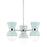 Mitzi Gillian 3 Light Semi Flush, Polished Nickel - H469603-PN-CRB