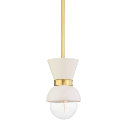 Mitzi Gillian 1 Light Pendant, Aged Brass - H469701-AGB-CCR