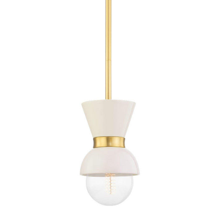 Mitzi Gillian 1 Light Pendant, Aged Brass - H469701-AGB-CCR