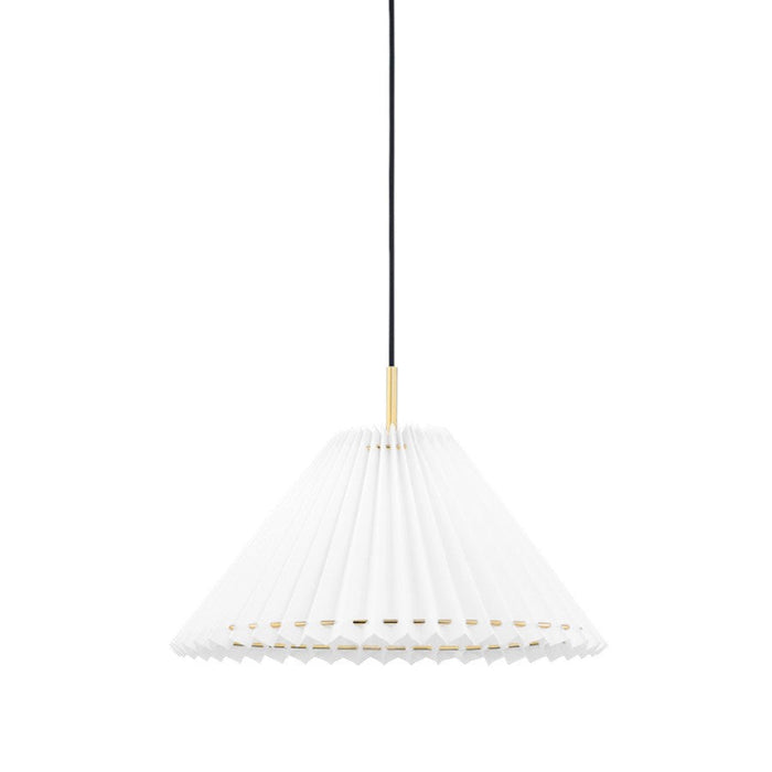 Mitzi Demi 1 Light Small Pendant, Aged Brass - H476701S-AGB