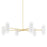 Mitzi Kira 12 Light Chandelier, Aged Brass/Soft White - H484812-AGB-SWH