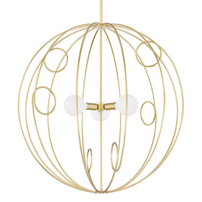 Mitzi Alanis 3 Light Large Pendant, Aged Brass - H485701L-AGB