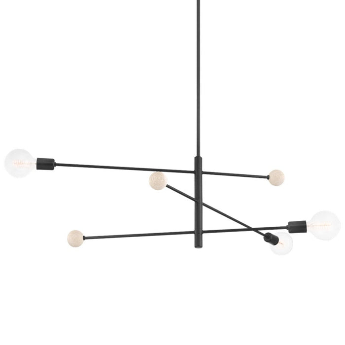 Mitzi Slater 3 Light Chandelier, Soft Black - H491803-SBK