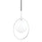 Mitzi Babette 1 Light Pendant, Polished Nickel - H493701-PN