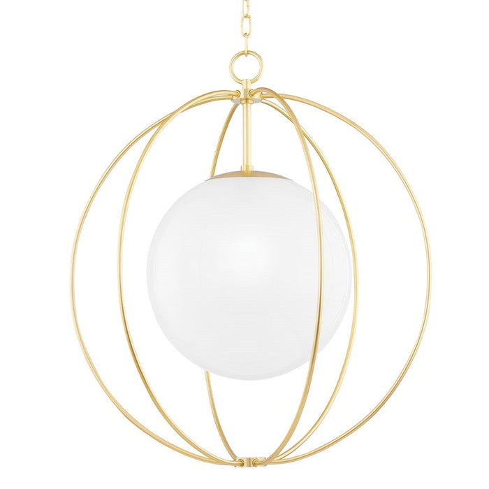 Mitzi Lyla 1 Light Large Pendant, Aged Brass - H500701L-AGB