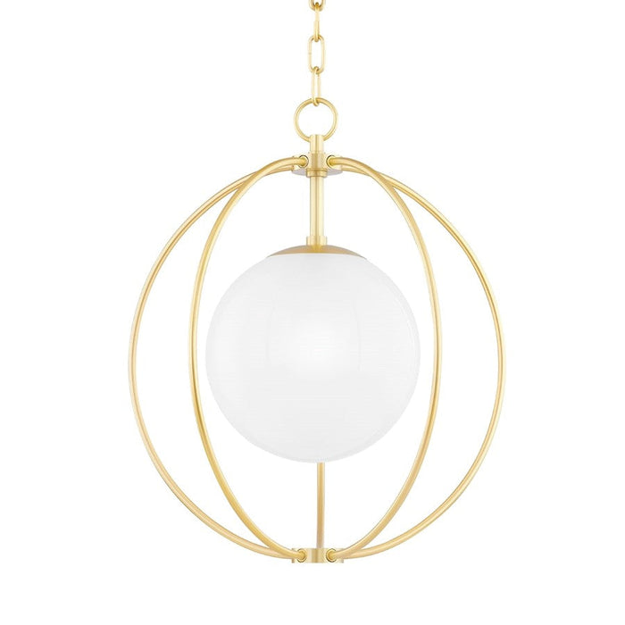 Mitzi Lyla 1 Light Small Pendant, Aged Brass - H500701S-AGB