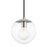 Mitzi Meadow 1 Light Pendant, Polished Nickel/Clear - H503701-PN