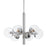 Mitzi Meadow 6 Light Chandelier, Polished Nickel/Clear - H503806-PN