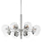 Mitzi Meadow 8 Light Chandelier, Polished Nickel/Clear - H503808-PN