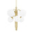 Mitzi Ingrid 6 Light, 2-Tier Chandelier, Aged Brass/Opal - H504806-AGB