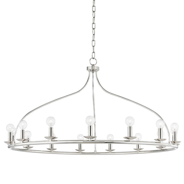 Mitzi Kendra 15 Light Chandelier, Polished Nickel - H511815-PN