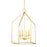 Mitzi Lena 4 Light Large Pendant, Gold Leaf - H514704L-GL