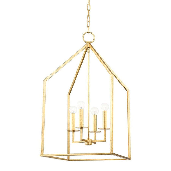 Mitzi Lena 4 Light Large Pendant, Gold Leaf - H514704L-GL