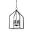 Mitzi Lena 4 Light Small Pendant, Aged Iron - H514704S-AI