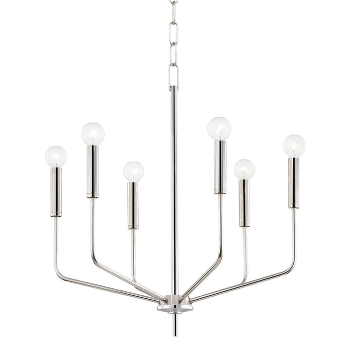 Mitzi Bailey 6 Light Chandelier, Polished Nickel - H516806-PN