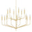 Mitzi Bailey 15 Light, 2-Tier Chandelier, Aged Brass - H516815-AGB