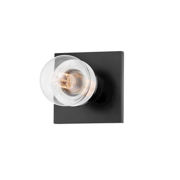 Mitzi Brandi 1 Light Wall Sconce, Polished Chrome/Soft Black - H526301-PC-SBK