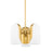 Mitzi London 3 Light Pendant, Aged Brass - H550703-AGB