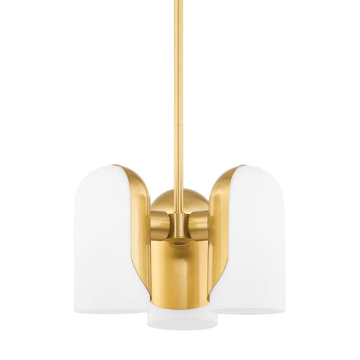 Mitzi London 3 Light Pendant, Aged Brass - H550703-AGB