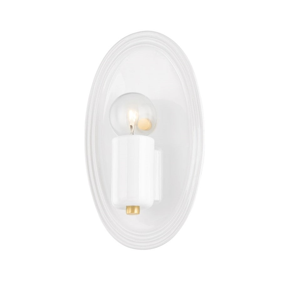 Mitzi Joyce 1 Light Wall Sconce, Aged Brass - H559101-AGB-CGW