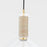 Mitzi Besa 1 Light Pendant, Aged Brass/Clear