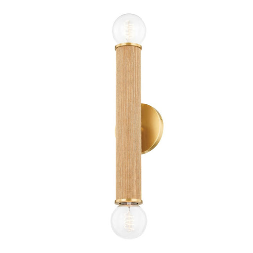 Mitzi Amabella 2 Light Wall Sconce, Aged Brass