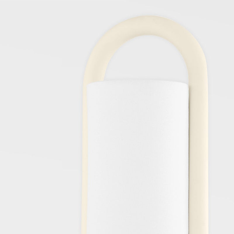 Mitzi Wynter 1 Light Wall Sconce, Textured Cream/White