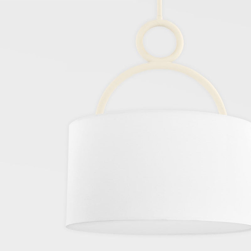 Mitzi Wynter 3 Light Chandelier, Textured Cream/White