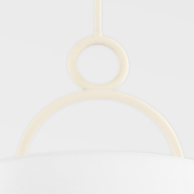 Mitzi Wynter 3 Light Chandelier, Textured Cream/White