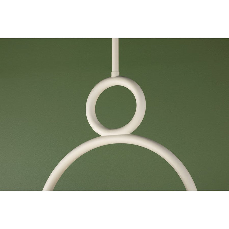 Mitzi Wynter 3 Light Chandelier, Textured Cream/White