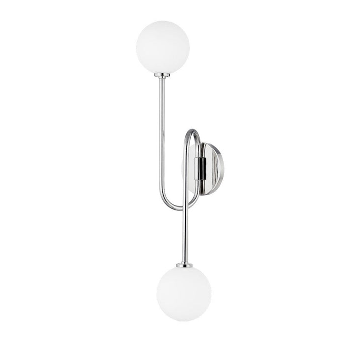 Mitzi Zani 2 Light Wall Sconce, Polished Nickel - H655102A-PN