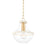 Mitzi Alaina 1 Light 12" Pendant, Aged Brass - H668701S-AGB-SCR