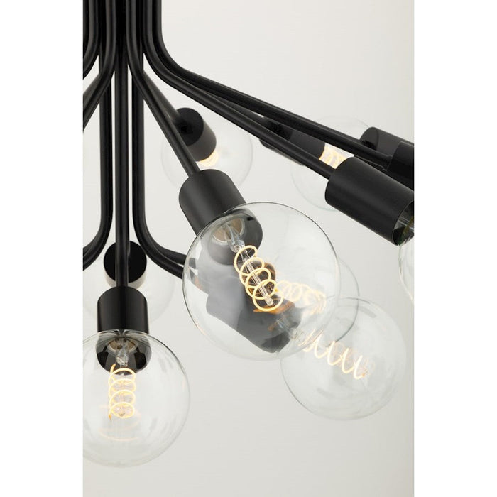 Mitzi Drea 18 Light Chandelier, Soft Black