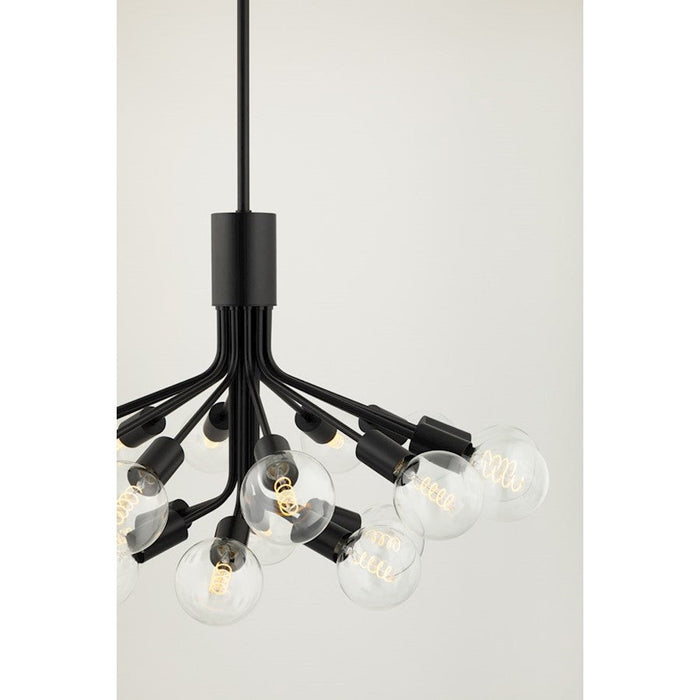 Mitzi Drea 18 Light Chandelier, Soft Black