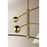 Mitzi Birdie 3 Light Chandelier, Aged Brass/White