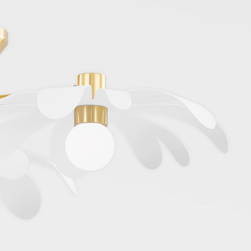 Mitzi Twiggy 3 Light Semi Flush, Aged Brass