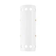 Mitzi Jean 2 Light Wall Sconce, Aged Brass/White - H705102-AGB-CGW