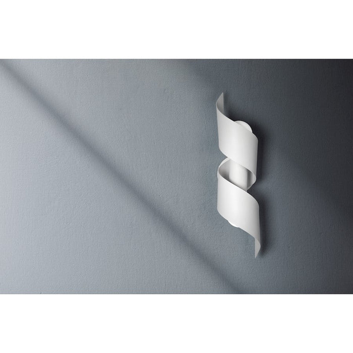 Mitzi Edie 2 Light Wall Sconce, Texture White