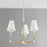 Mitzi Mariana Chandelier, Textured White/White